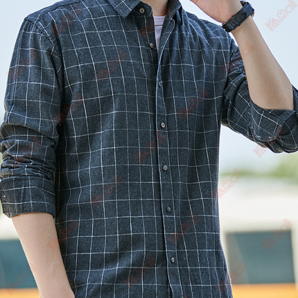 mens gingham dress shirts